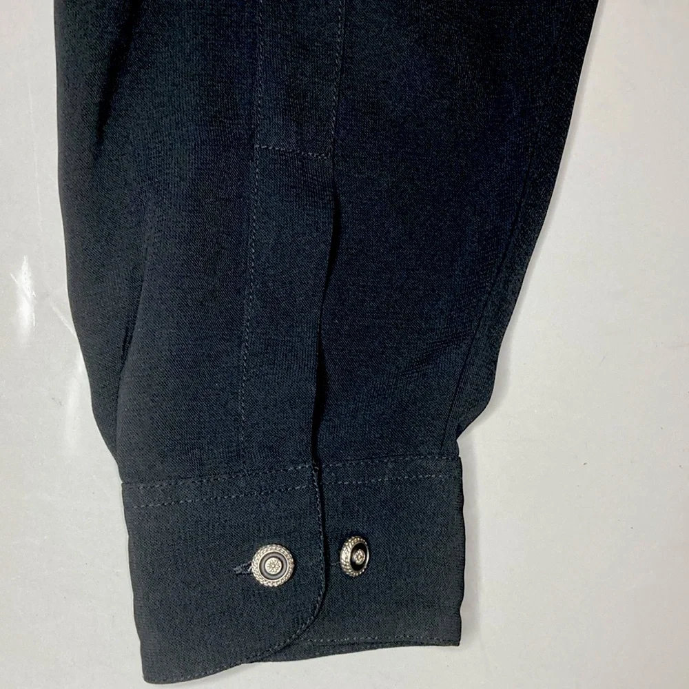 Metallic by PEK | Men’s Vintage Peach Skin Polyester Shirt M - Picture 3 of 5